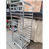 Image 3 : Stainless steel rolling shelf. 15 rack.