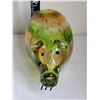 Image 2 : Blown glass pig paper weight.