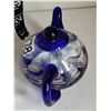 Image 3 : Glass teapot paper weight.