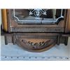 Image 2 : Vintage Glory  wood clock. Working. Replaced with quarts movement, battery included.