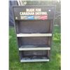 Image 1 : Petro Canada oil can display cart.