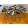 Image 1 : Vintage EEZE Seal Jars x 14