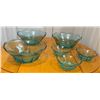 Image 1 : 6 Vintage Turquoise Bowls - Chip & Dip Set