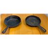 Image 1 : 6.5” Cast Iron Frying Pans x 2