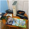 Image 1 : Xbox 360 System, not tested,  with 2 Games - UFC Trainer, Create with disc, Minecraft only case no d