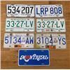 Image 1 : 1973, 1978, 1986, 2001 British Columbia License Plates x 7