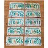 Image 1 : 1980, 1981, 1982, 1983, 1984 Saskatchewan License Plates x 10