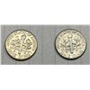 Image 1 : 1968 & 1977 United States Ten Cent Coins x 2