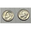 Image 2 : 1968 & 1977 United States Ten Cent Coins x 2