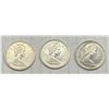 Image 2 : 1969 Canadian Twenty-Five Cent Quarter Coins x 3
