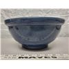 Image 1 : Blue number ten Medalta mixing bowl (hairline crack)