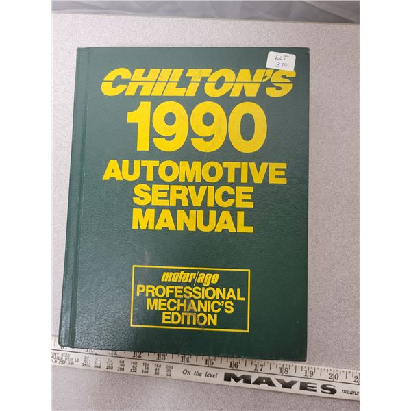 Chilton's 1999 Automotive service manual