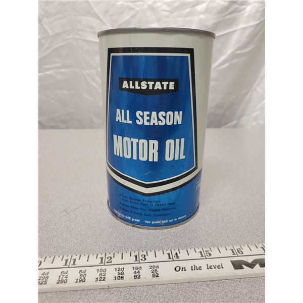 Allstate motor oil, one quart, full can