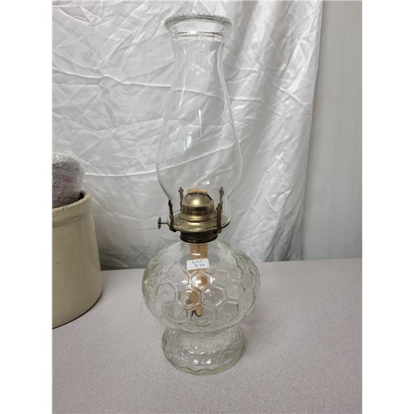 Oil lamp & shade