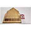 Image 1 : Wooden Horse Racing game w/ New deck of Cards