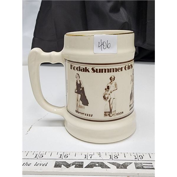 "Kodak" Summer girls Tankard, 1937-1951 Kodak Canada, 25k Gold