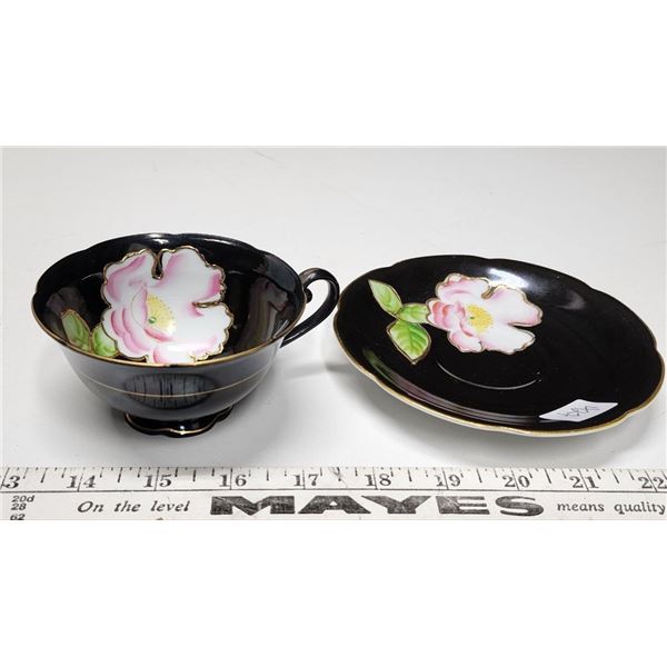 Occupied Japan, Black Tea Cup and matching Saucer