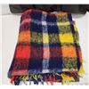 Image 1 : "Hudson's Bay" Multi Colored Throw Blanket