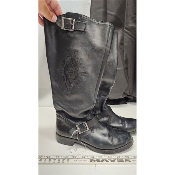 "Harley Davidson" Ladies Knee High Boots, Excellent condition, size 8