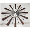 Image 1 : Mid Century Modern Starburst wall clock