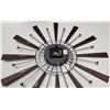 Image 3 : Mid Century Modern Starburst wall clock