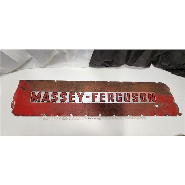 Massey-Ferguson Steel Tractor Sign, W-5ft