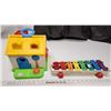 Image 1 : Fisher Price play house and Fisher Price "Pull A-Tune" Xylophone