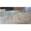 Image 4 : vintage heavy glass cake stand with lid
