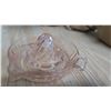 Image 4 : vintage pink depression glass, juicer