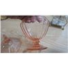 Image 6 : vintage pink depression glass covered candy dish