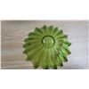 Image 4 : green art glass serving dish