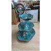 Image 3 : Vintage 3 tier blue mountain serving dish