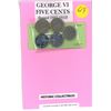 Image 2 : (5) George VI 5¢ Coins