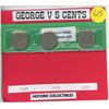 Image 2 : (3) George V 5¢ Coins - 1933, 1929, 1936