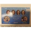 Image 2 : Colourized U.S. 2007 2-coin set of Presidential Dollars depicting George Washington, Philadelphia Mi