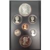 Image 3 : 1983 7-coin Double Dollar Silver Proof Set. Includes Silver Dollar that commemorates the World Unive