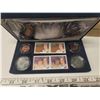 Image 2 : 1953 – 2002WP Queen Elizabeth II Coronation Stamp & Coin Set. 4-coin set includes 4 48 Cents Stamps.
