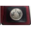 Image 1 : 1976 Library of Parliament Specimen Silver Dollar. Commemorates the completion of the Library of Par