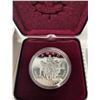 Image 3 : 1994 RCMP Northern Dog Team Patrol Proof Silver Dollar. Commemorates the 25th Anniversary of the las
