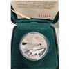 Image 3 : 2003 Cobalt Proof Silver Dollar. 100th Anniversary of a blacksmith throwing his hammer at a fox (and