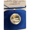 Image 3 : 1994 Vickers Vedette $20. Sterling Silver with 24-karat Gold Cameo. Proof with Ultra Heavy Cameo. Be