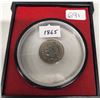 Image 1 : U.S. 1865 Nickel 3 Cents. F-12 or better. Housed in a Morgan Mint box.