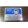 Solid 14-Karat Gold John F. Kennedy Memorial Half Dollar. A privately minted collector’s miniature g
