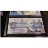 Image 6 : Lasting Impressions Bank of Canada set of 2 $5 Uncirculated Bank Notes with Identical Serial Numbers