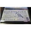 Image 8 : Lasting Impressions Bank of Canada set of 2 $5 Uncirculated Bank Notes with Identical Serial Numbers