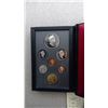 Image 2 : 1996 RCM 7 coin set in original case contains both silver dollar and loonie