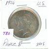 Image 1 : 1926 US Peace Silver Dollar .900 Silver