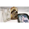 Image 2 : Lot of Coca-Cola bottles, Coca-Cola Tray/Picture and Liquor Bottle