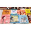 Image 2 : Huge lot of Assorted Books, Exercise books, Cook books, GM Service Book, Assorted Book/Song Records