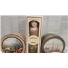 Image 3 : Assorted Decorative cookie tins, Dolls and Limited Train Porcelain Plates